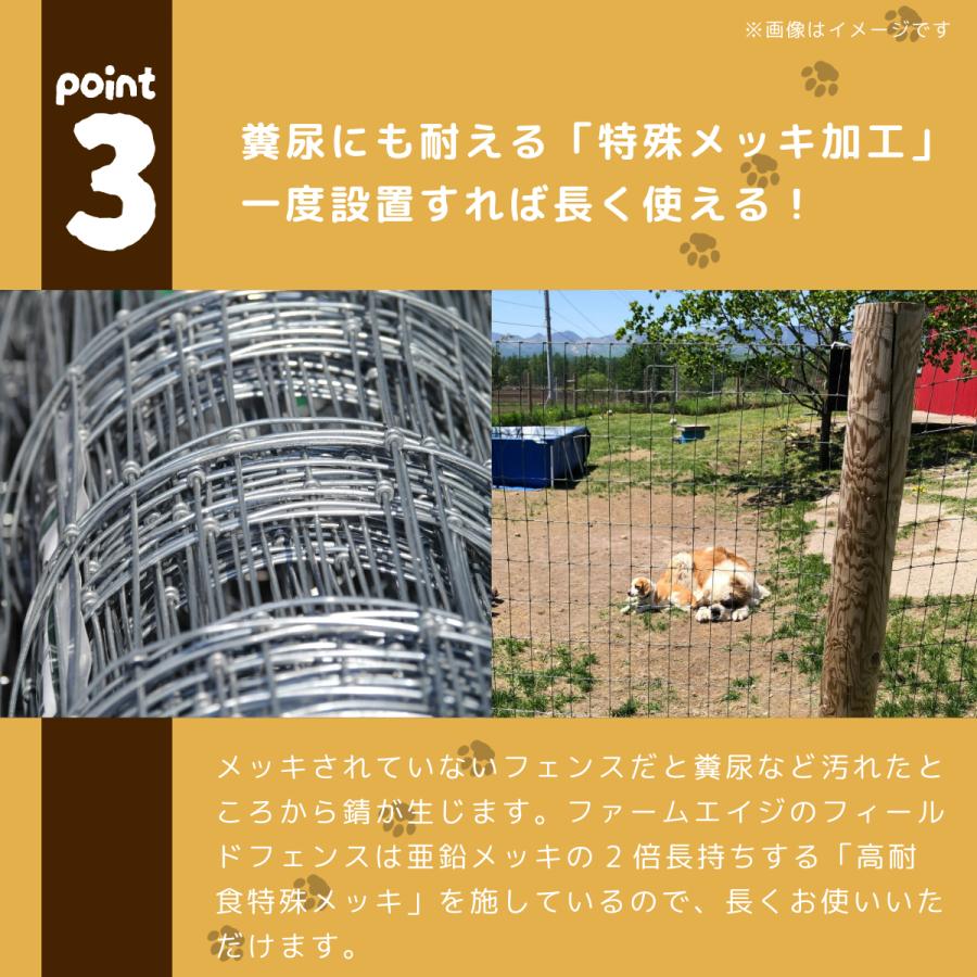 小型犬〜中型犬〜大型犬向け）ドッグランフェンスセット 高さ1.2m