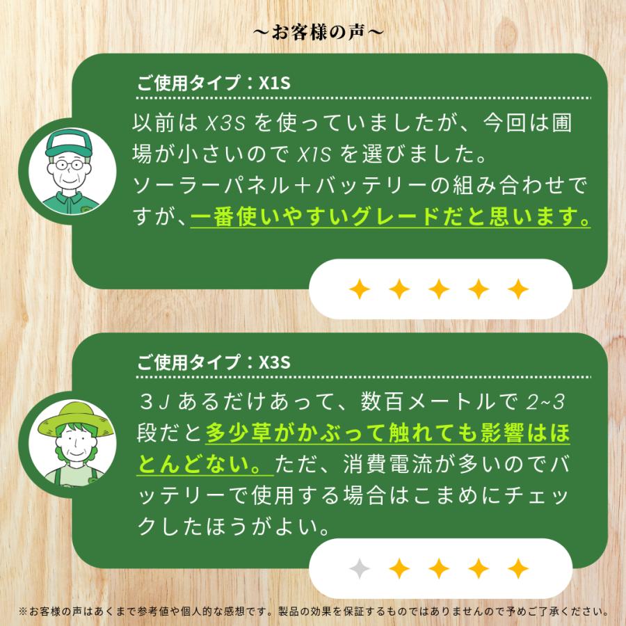 電気柵 本体 バッテリー 【パワーボックスX1S[オンラインショップ限定
