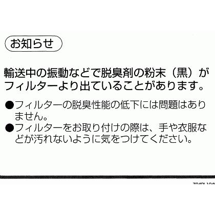 F-ZXHS35 パナソニック 空気清浄機用の交換 用フィルターセット★集塵フィルター１枚 脱臭フィルター ★１枚のセット Panasonic｜denkiti｜04