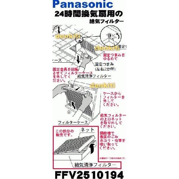 Panasonic（パナソニック） FFV2510194 24時間換気システム 熱交換気