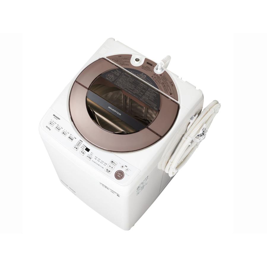 SHARP（シャープ） SHARP ES-GV10G-T インバーター 10kg 全自動洗濯機 