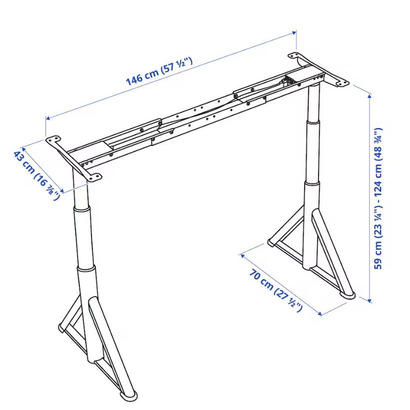 セット商品 新品 IKEA イドーセン デスク 昇降式, ブラウン/ベージュ 発送なし 引き取り専用商品 セット商品 新品 IKEA イドーセン デスク 昇降式, ブラウン/ベージュ 発送なし 引き取り専用商品