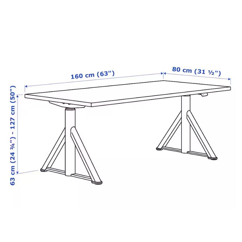 イケア セット商品 新品 IKEA イドーセン デスク 昇降式 イケア セット商品 新品 IKEA イドーセン デスク 昇降式