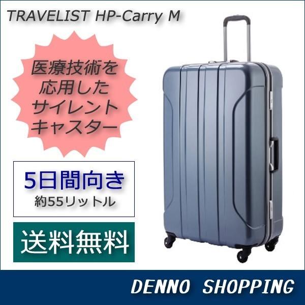 【送料無料】スーツケース　トラベリスト HPキャリー　Mサイズ