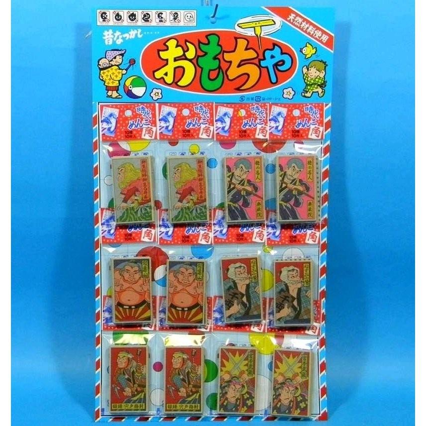 日本製 懐かしいデザインの「時代めんこ」 3パック（30枚） : 電脳