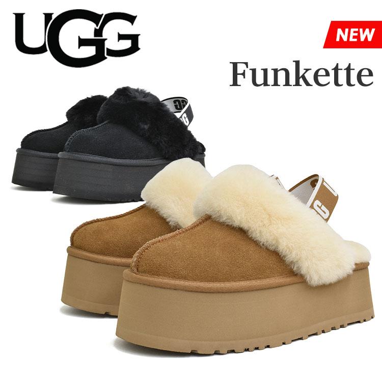 UGG アグ ファンケット レディース サンダル スリッポン 厚底 スエード  