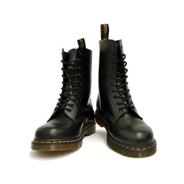 ドクターマーチン 10ホール メンズ 1490 カジュアル ブーツ ブラック Dr.Martens 1490 10HOLE BLACK 11857001｜denpcy｜06