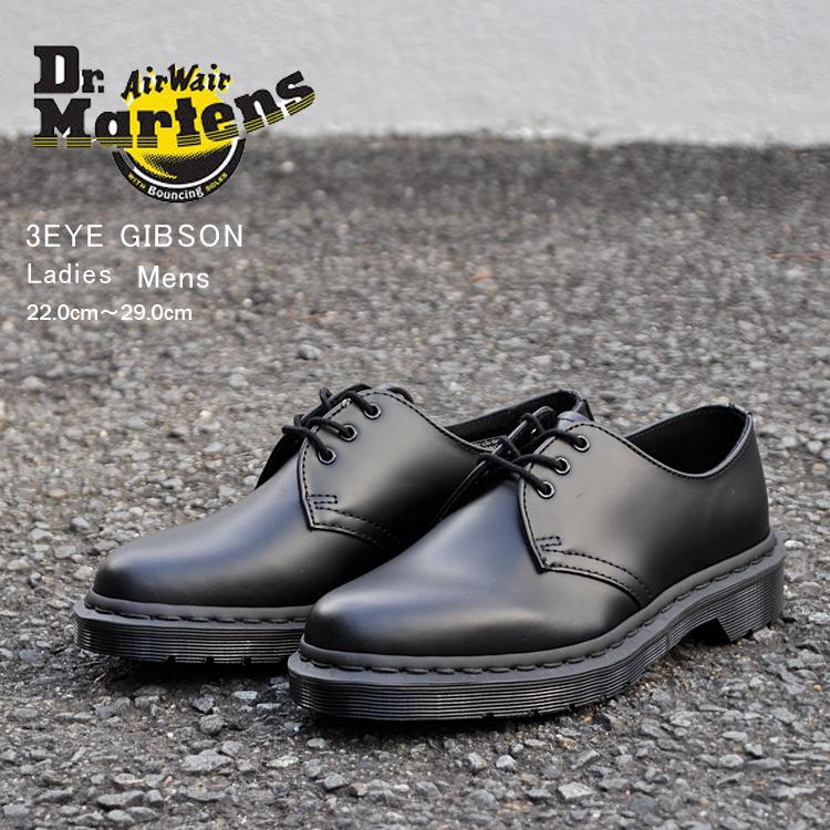 ドクターマーチン ブーツ メンズ レディース 1461 3アイ ギブソン モノ ブラック フォーマル 通勤 レザー Dr Martens 3eye Gibson Mono Black Denpcy 通販 Yahoo ショッピング
