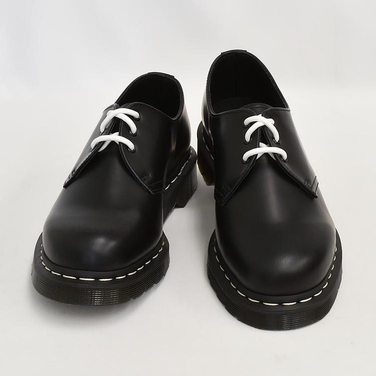 ドクターマーチン 3ホール ホワイトステッチ ブラック Dr.Martens 1461 WS 3HOLE SHOES 24757001｜denpcy｜08