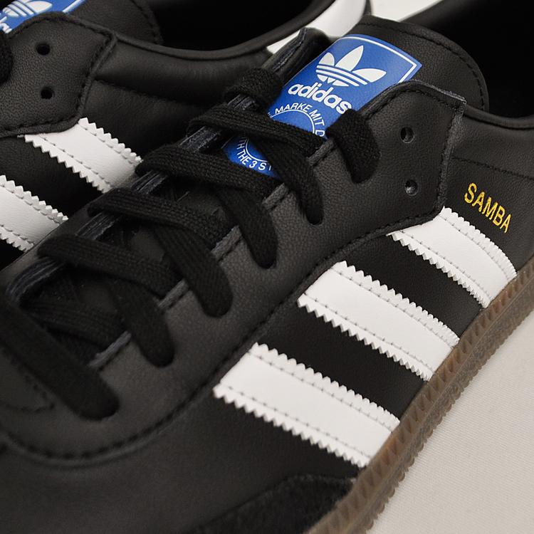 アディダス サンバ OG スニーカー メンズ ローカット シューズ ブラック/ホワイト/ガム 黒 adidas SAMBA OG  BLACK/WHITE/GUM B75807