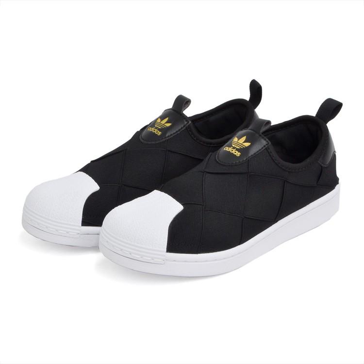 アディダス スーパースター スリッポン スニーカー レディース adidas SUPERSTAR SLIP-ON W BLACK/WHITE/GOLD  FV3187