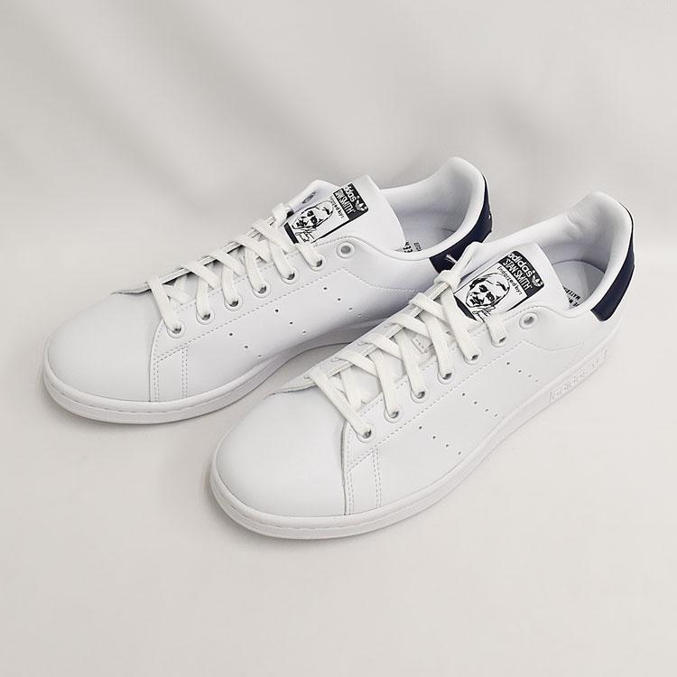 スニーカー スタンスミス アディダス オリジナルス メンズ レディース ホワイト/ネイビー adidas STANSMITH FX5501｜denpcy｜15