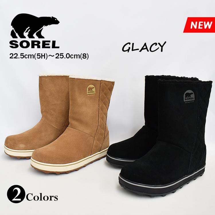 SOREL ソレル グレイシー レディース スノーブーツ ロングブーツ 防寒ブーツ スエード 防水 厚底 フリース 寒冷地 アウトドア キャンプ  GLACY NL1975 : nl1975 : Denpcy - 通販 - Yahoo!ショッピング