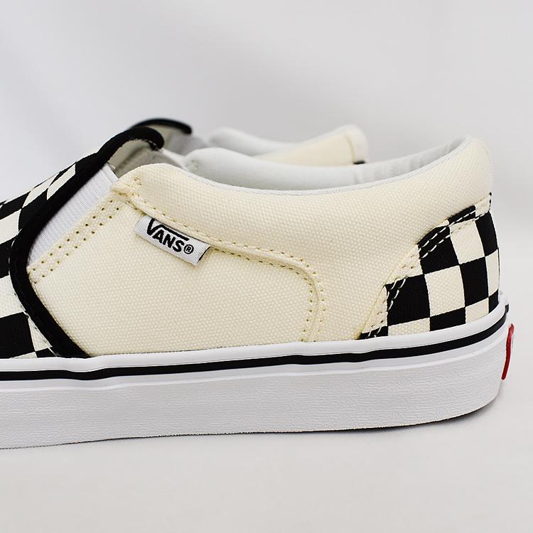 VANS バンズ アッシャー スリッポン メンズ スニーカー チェッカーズ