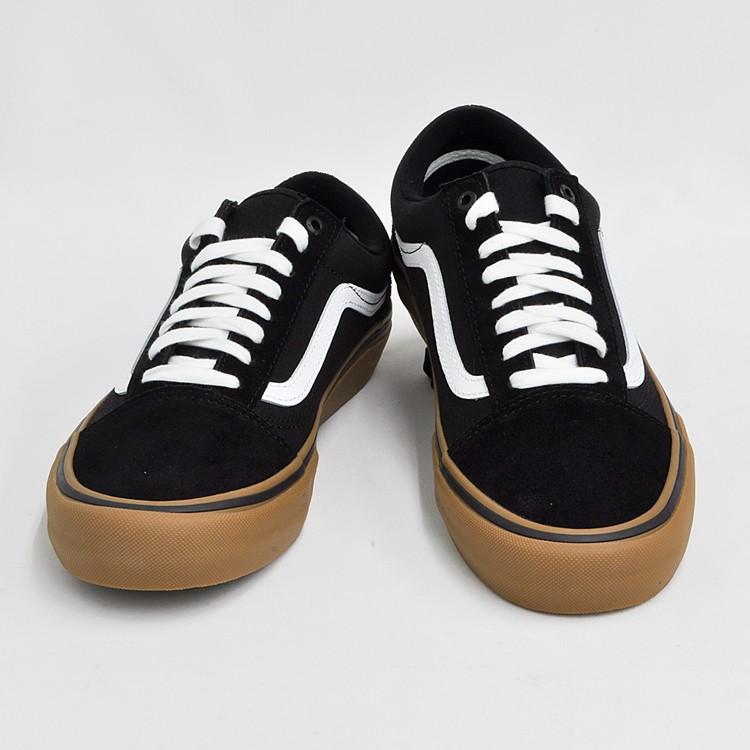 VANS PRO バンズ プロ スニーカー オールドスクールプロ メンズ レディース ブラック/ガム OLD SKOOL PRO VN000ZD4BW9｜denpcy｜07