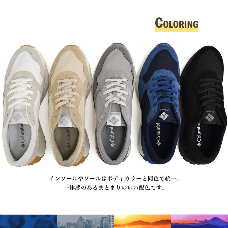 コロンビア イーストサイドトレイナー レトロ ランニング シューズ メンズ レディース 撥水 スニーカー 5色 Columbia EASTSIDE TRAINER YU1211｜denpcy｜19