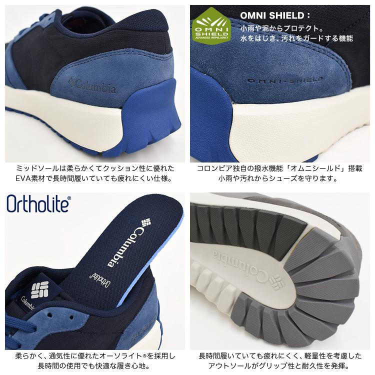 コロンビア イーストサイドトレイナー レトロ ランニング シューズ メンズ レディース 撥水 スニーカー 5色 Columbia EASTSIDE TRAINER YU1211｜denpcy｜23