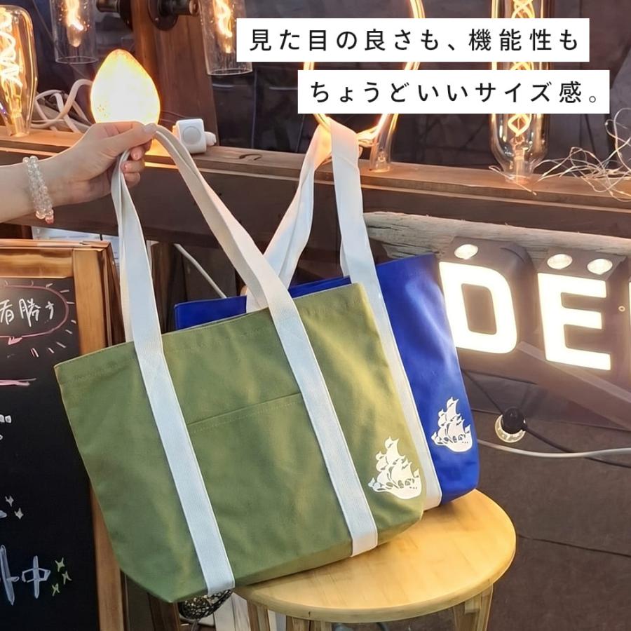 エコバッグ 折りたたみ キャンバス トートバッグ A4 a3 布 多収納