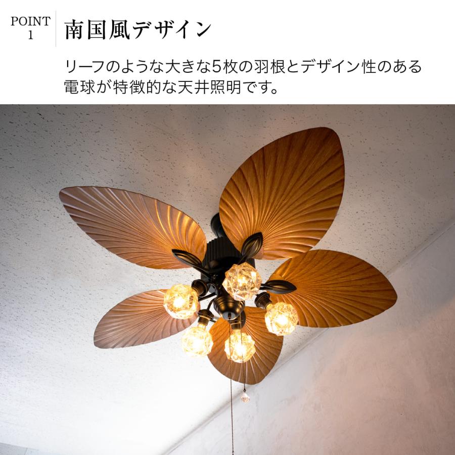 南国 シーリングファンライト 天井照明 シーリングライト 照明 LED