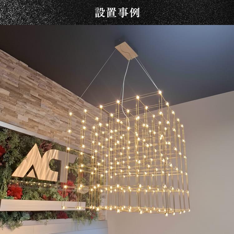天井照明 シャンデリア LED 大型 吹き抜け 高天井 階段 玄関