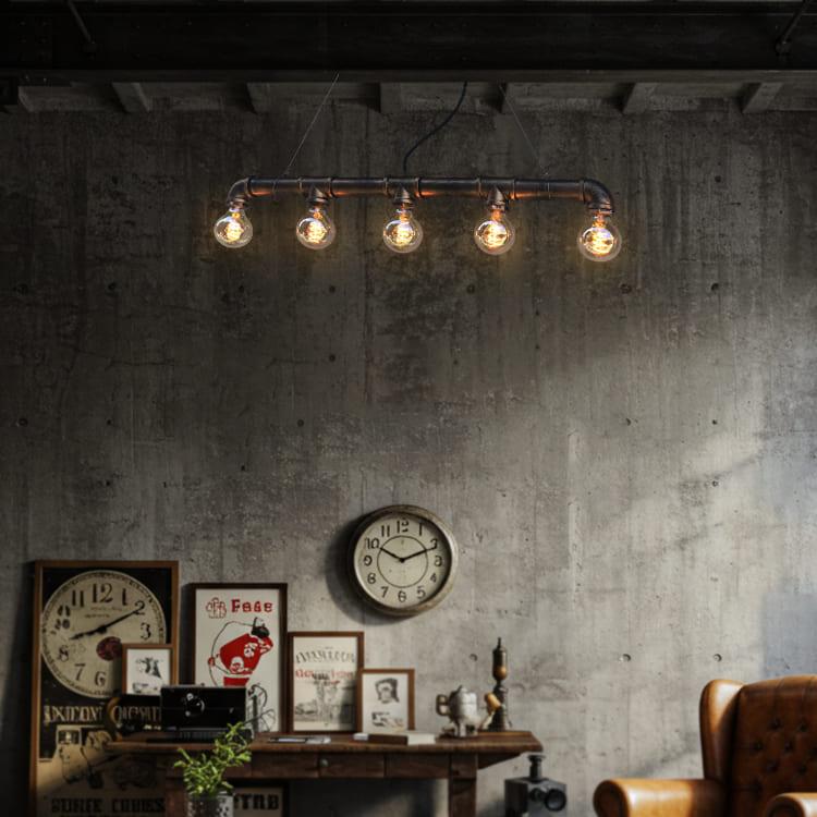 天井照明 吊り下げ LED ペンダントライト インダストリアル 新築