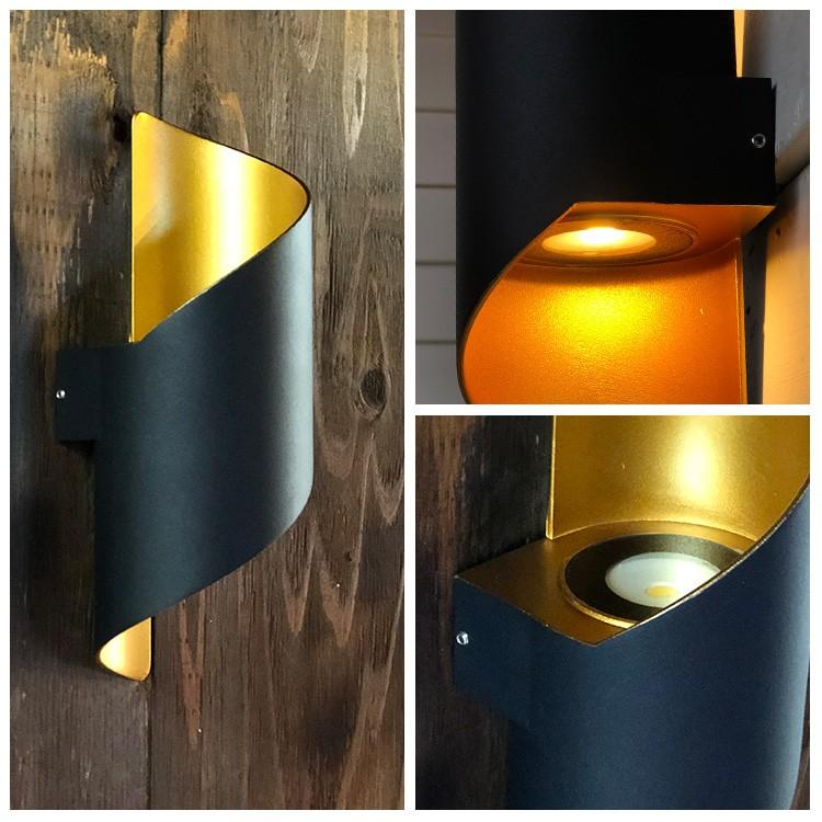 ブラケットライト モダン おしゃれ 螺旋 らせん デザイナーズ 間接照明 壁 黒 ブラック 玄関 LED 屋内 室内 ウォールライト シンプル クラシック WL022 でんらい 間接照明 玄関 室内 ウォールライト カウンター