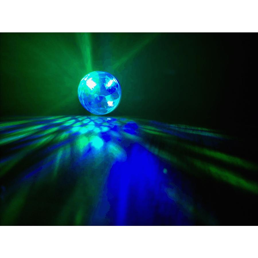 ミラーボール USB 給電式 車内装飾 ミニ LED 小さい 音声起動