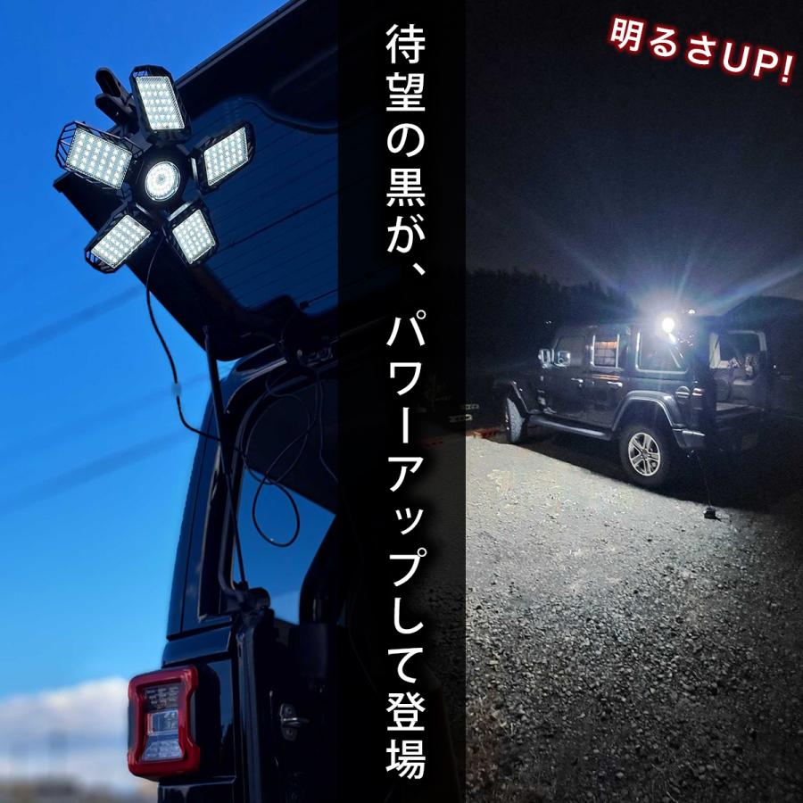 作業灯 投光器 マキタ バッテリー 互換 ライト 14.4v 18v 充電式 2700lm LED makita ワーク クリップ ライト ランプ 明るい 現場 職人 でんらい｜denraiasia｜03