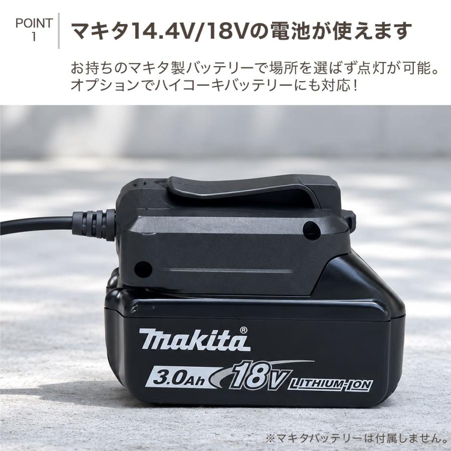 扇風機 バッテリー 14.4v 18v 互換 サーキュレーター led ファン