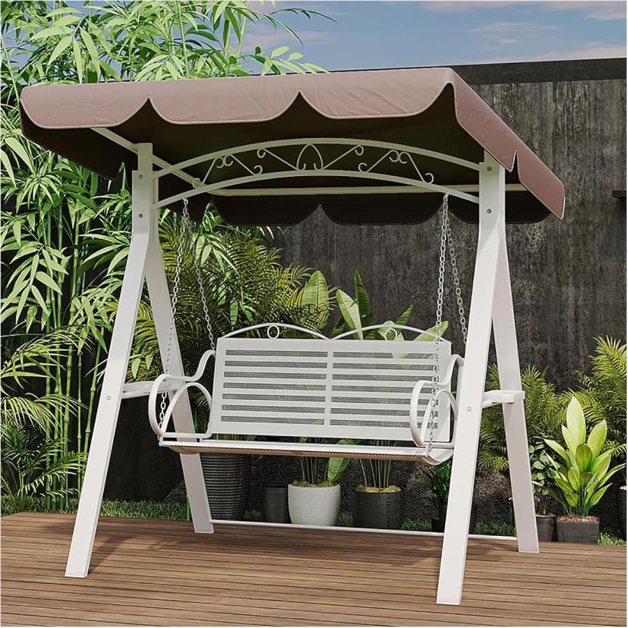 ブランコ 屋外 屋内 屋根付き 2人用 スイングベンチ ブランコ屋外 二人乗りスイングベンチ ガーデンブランコ屋根付き