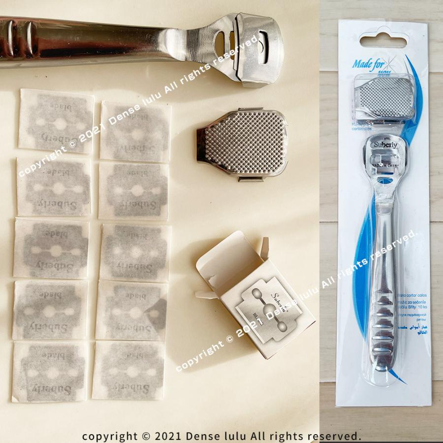 かかと角質 除去 足裏ケア 魚の目カッター フットケア wluz0007 Dense lulu 色鉛筆や工具DIY 通販