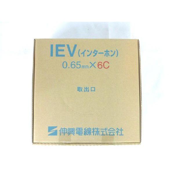 インターホンケーブル　ＩＥＶ　０．６５×６C　100ｍ巻　　　伸興電線