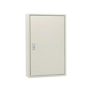 河村電器 FX 8040-16K 盤用キャビネット　FX 鉄板製/屋内用　露出形/鉄製基板 片扉 クリーム