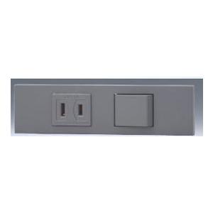 神保電器 【NKシリーズ】【 KAG-2516 SG ソリッドグレー 】家具・機器
