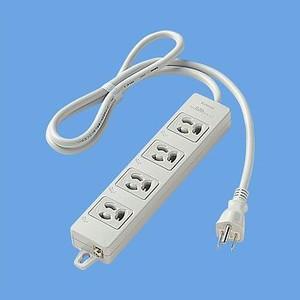 パナ OAタップ抜け止め形 4コ口 (1mコード付) WCH2414H | Panasonic