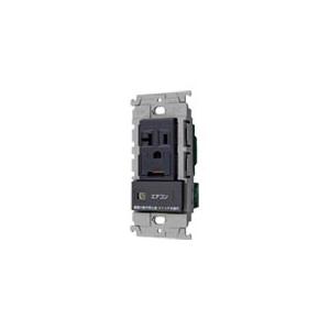 パナソニック 【 WTL1931739H 】アドバンスシリーズ（ソリッド）エアコン用埋込スイッチ付コンセント(簡易耐火プレート付)(マットグレー) | Panasonic