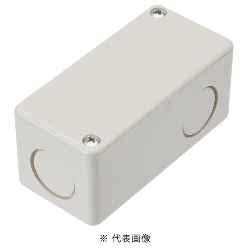 未来工業 PVU-J ユニバーサルボックス ノック付 色 ベージュ : 電材