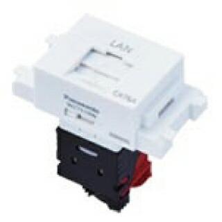 パナソニック情報モジュラジャック【WZ7519W】　12個 Panasonic（パナソニック） WZ7519W CAT6A情報モジュラジャック 組立