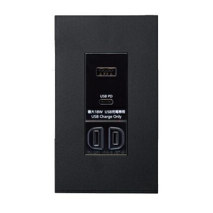 Panasonic（パナソニック） WTL147740B+WNS6003B プレート付埋込充電用