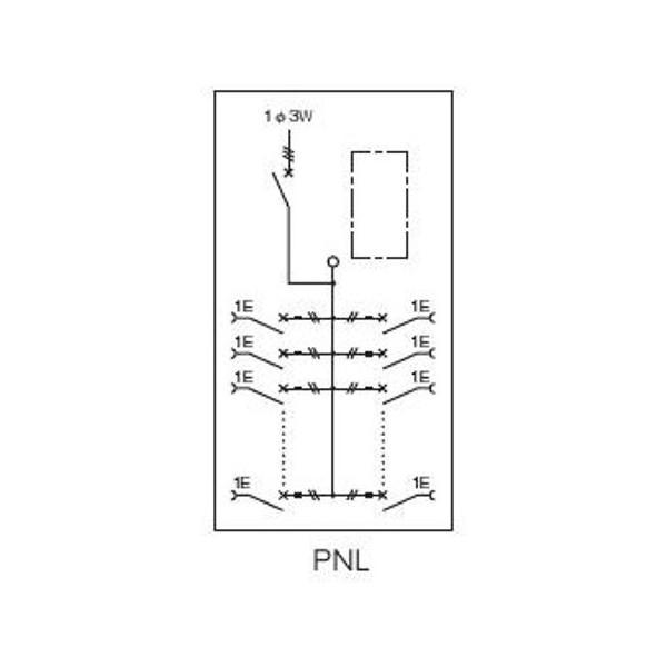 日東工業　PNL10-50JC　アイセーバ協約形プラグイン電灯分電盤　分岐回路数50　基本タイプ　色クリーム　主幹100A　単相3線式