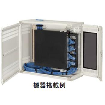 日東工業 THD25-865W-DF HUB収納キャビネット 壁掛けワイドドアファン