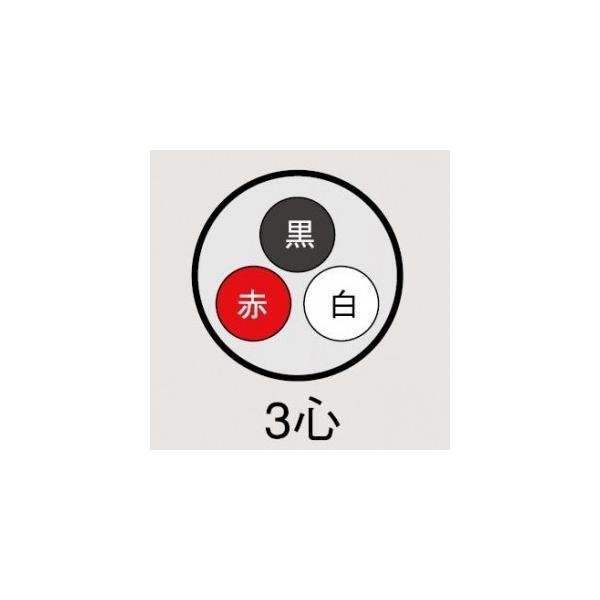 【超目玉】 富士電線 VCTF0.75SQ×3C 灰色 100ｍ巻 ビニルキャプタイヤコード 電線、ケーブル