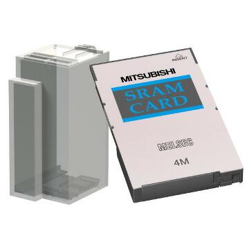 三菱電機 Q3MEM-4MBSET SRAMカード 容量:4Mバイト メモリカード保護 