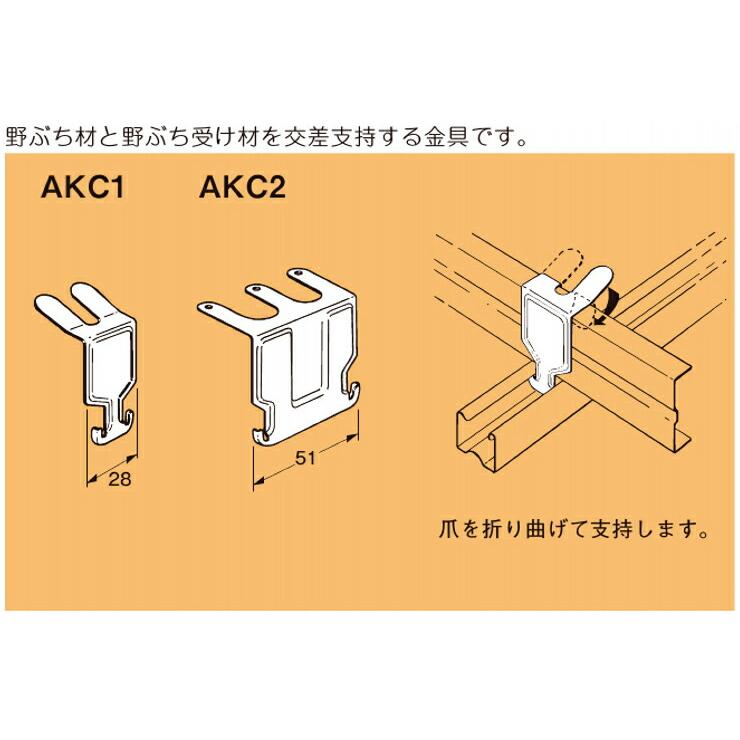 ネグロス電工 AKC1 野ぶち材・野ぶち受け材接続金具 100個入り : 電材