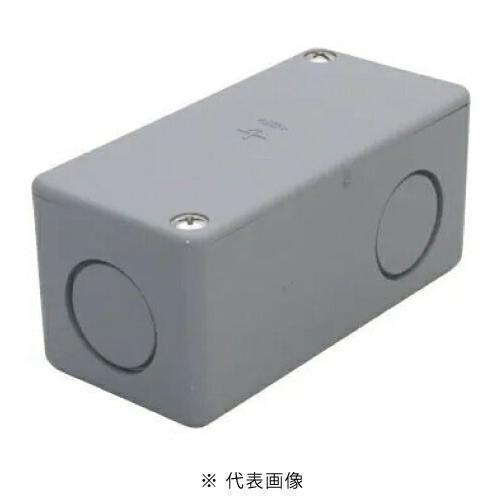 未来工業 PVU ユニバーサルボックス ノック付 色 グレー : 電材