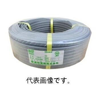 愛知電線 EM-EEF1.6mm×3C Gライン 緑白黒 100m巻 被覆 灰色 : 電材