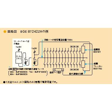 BQE36202ZR 地震かみなりあんしんばん 住宅分電盤 感電ブレーカー・避雷器付き  主幹60A 回路数20＋回路スペース2 【パネル】