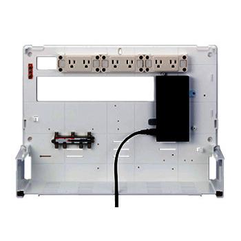 サン電子　COM-S608N-BN　情報分電盤　搭載機器　6分配器　コンセント　8ポートHUB　COM-S　Bモデル