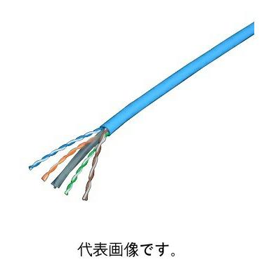 日本製線 0.5-4P NSGDT6(SB) ギガビット伝送対応 Cat6 U/UTPケーブル 色スカイブルー(SB) 300m巻 : 電材 ...