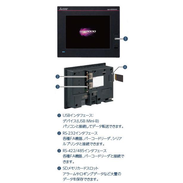 三菱電機（MITSUBISHI ELECTRIC） GT2105-QTBDS 表示器GOT 5.7型 QVGA